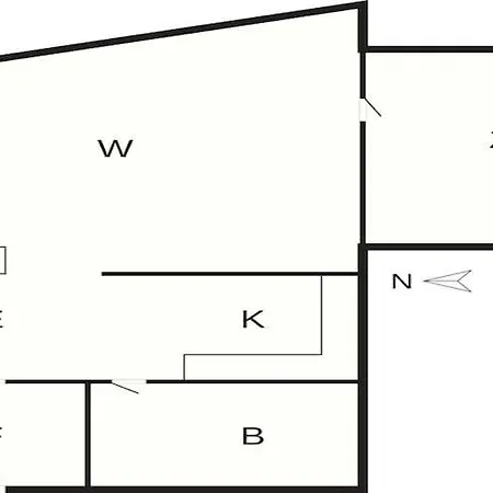 Apartmán 4 Person In Thybor N *